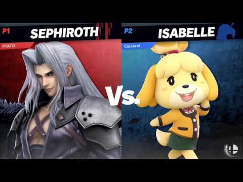Calabrel (Bayonetta, Isabelle) vs DarkP0tat0 (Sephiroth) - Smash Ultimate 10.0.0
