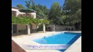 preview picture of video 'Villa Olea, Villa Rental South France Provence Fayence Seillans'