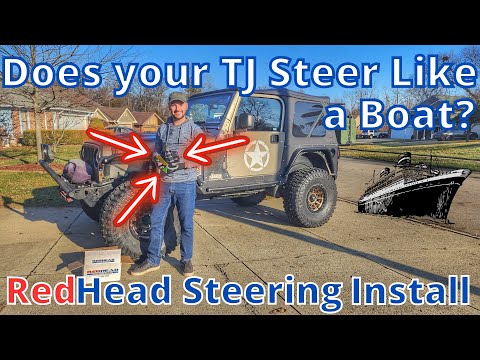 Jeep Steering Gearbox Replacement [Redhead Steering]