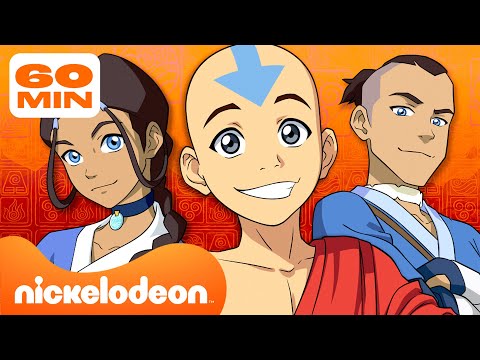 Avatar | 60 minutos del Equipo Avatar salvando el día! con Aang, Katara y Sokka  | Nickelodeon