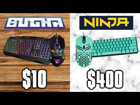 BROKE vs PRO Fortnite Setup! - Bugha Five Below Mouse & Keyboard!