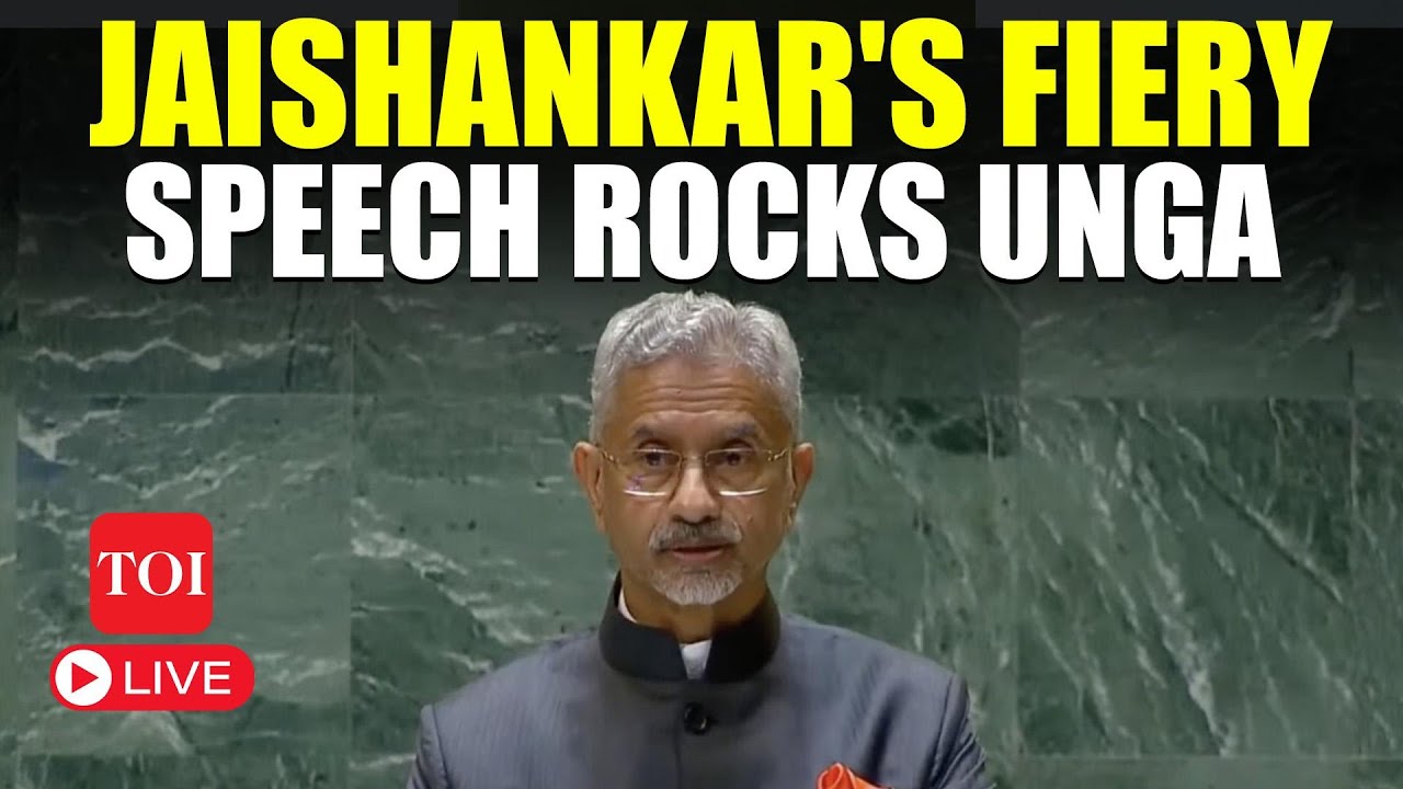 LIVE | Jaishankar UNGA Speech LIVE: Big Attack On Pakistan | Russia-Ukraine War | Gaza | India