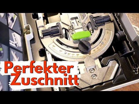 Präzise Tauchsäge - Alternative zu Bosch GTS/DeWalt 7492? Festool Winkelanschlag FS-WA im Test