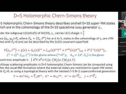 Nathan Berkovits (ICTP-SAIFR), "D=5 Holomorphic Chern-Simons and the Pure Spinor Superstring"
