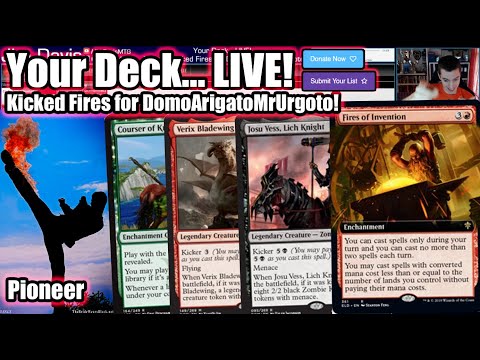 Your Deck... LIVE! Pioneer Kicked Fires for DomoArigatoMrUrgoto - 20 Power On Turn Four!