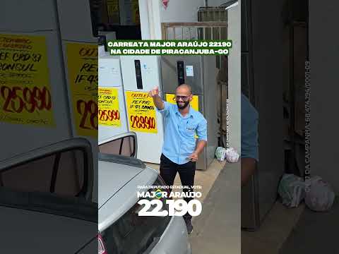 Carreata Major Araújo 22.190 na cidade de Piracanjuba-GO