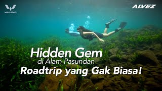 Ngetes seberapa Irit Wuling Alvez, Bonusnya Free Diving di Telaga Super Jernih!