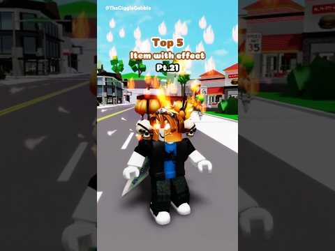 Top 5 Items with Effects in Roblox Brookhaven RP!? Pt.21 #roblox #brookhaven #shorts
