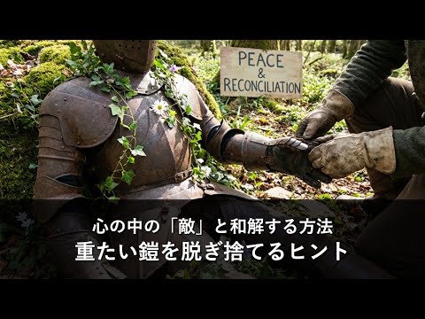 心の中の「敵」と和解する方法 ～重たい鎧を脱ぎ捨てるための3つのヒント～