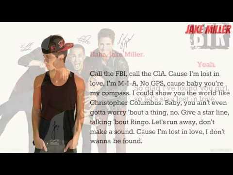 Big Time Rush-Lost In Love feat.  Jake Miller [Lyrics]