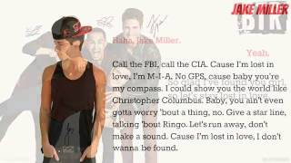 Big Time Rush-Lost In Love feat.  Jake Miller [Lyrics]