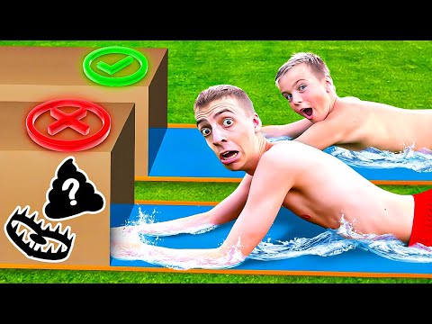 Rutsche NICHT in die FALSCHE MYSTERY BOX! 😳 (Unfall)