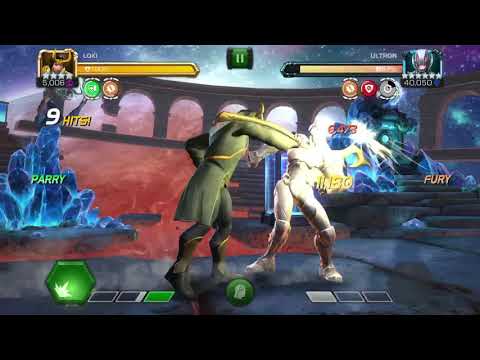 MCOC:R4 4* LOKI VS UNCOLLECTED ULTRON ACT 5.4.6 BOSS FIGHT