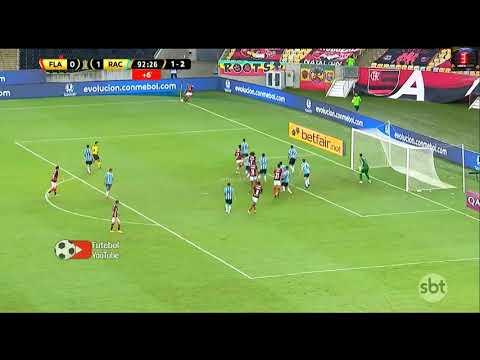 LATE GOAL of Willian Arão (Flamengo) at 90+2 v Racing ARG ／ Libertadores 2020 QF 2º leg