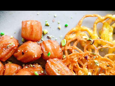 Persian Sweet: Zoolbia Bamieh Recipe | Most popular Iranian dessert for Ramadan π―π