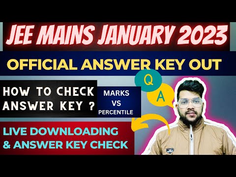 Jee Mains 2023 Official Answer Key Announced | Live Checking & Downloading #Results #jee2023 #cutoff