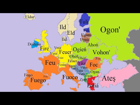 Four Elements (Air, Earth, Fire, Water) | European Languages Comparison
