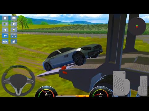 Car Transport Truck Simulator 2021 🚖💥 Gameplay 03 || Trailer Trucks Driver || Flash Simulator