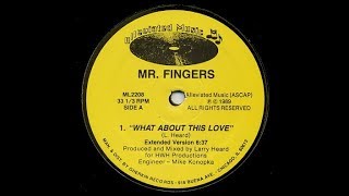 Download lagu Mr  Fingers   What About This Love Extended Version mp3