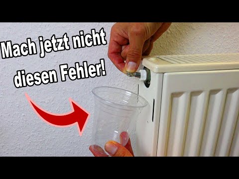 Heizung entlüften | Fast jeder macht jetzt diese Fehler!