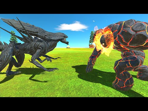 NEW UPDATE UNIT | XENOMORPH vs LAVABOY - Animal Revolt Battle Simulator
