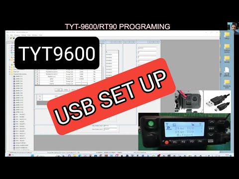 TYT-9600/RT90 USB CONNECTION