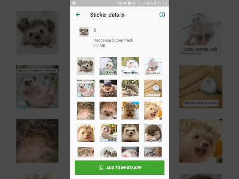 Hedgehog Sticker Pack video thumbnail