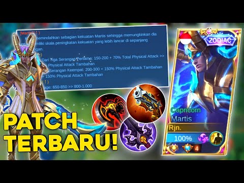 PATCH TERBARU MARTIS DI BUFF LAGI!!! MARI KITA COBA!!! | GAMEPLAY TOP GLOBAL MARTIS INDONESIA - MLBB