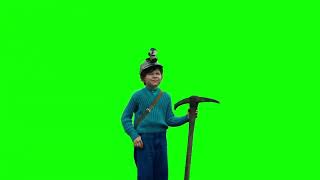 Steve (Jack Black) "as a child I yearned for the mines" Minecraft Movie green screen