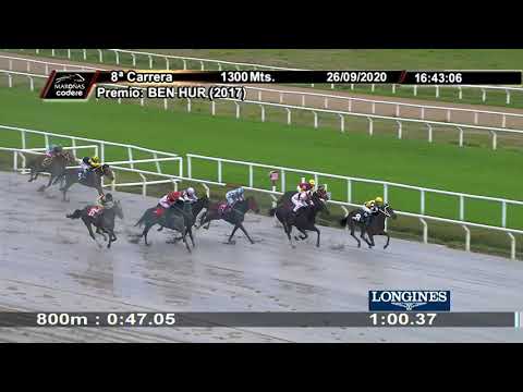 26/09/2020 – Hipodromo Maroñas – Carr 8 - BEN HUR (2017)