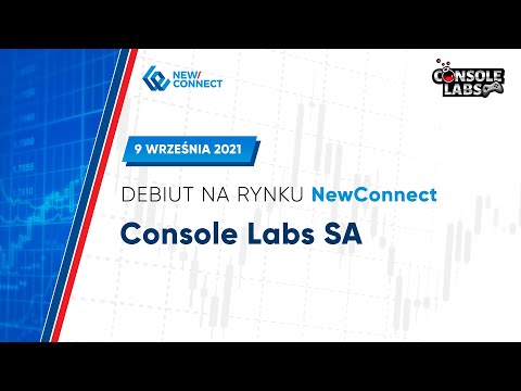 Debiut Console Labs S.A. na rynku NewConnect - 9 września 2021 r.