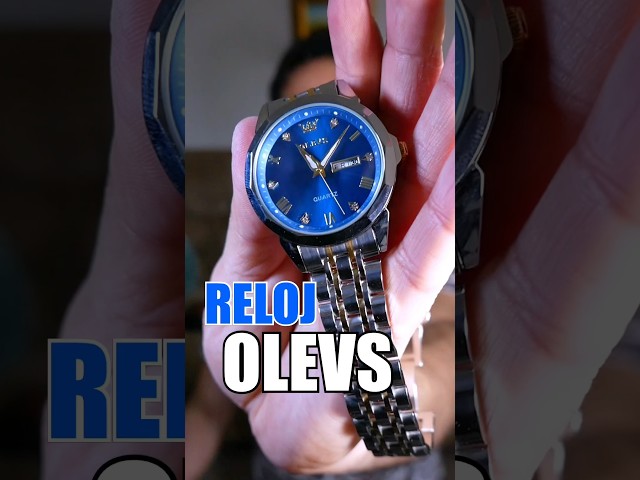 Vídeo relacionado con OLEVS Reloj de Hombre Analógico de Cuarzo de Acero Inoxidable Cuero Reloj Clásico de Cuero Marrón Negocios Resistente al Agua Hombres Relojes Elegancia Luminoso Día Fecha Esfera Blanca