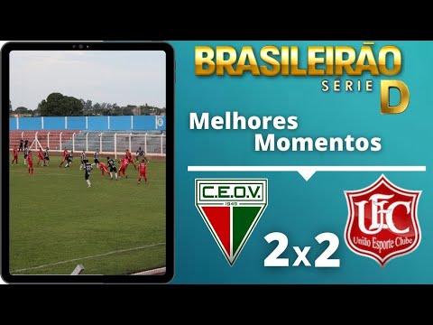 OPERARIO-MT 2 X 2 UNIAO DE RONDONOPOLIS-MT | BRASILEIRAO SÉRIE D | MELHORES MOMENTOS 31/10/2020