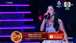 Download lagu Kira DA8 (Bandung) | Derita Tiada Akhir / konser Audisi D'Academy 8 mp3