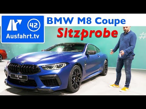 2019 BMW M8 Competition Coupé - Weltpremiere, Sitzprobe, kein Test