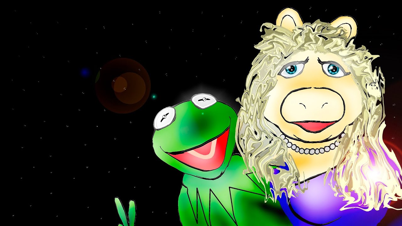 Kermit and Miss Piggy 1080p Muppets From Space Movie Photoshop Fan Art Drawn in Hd by Chase4884