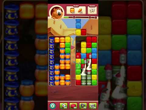 Toon Blast Level 1743 ??!! 🌛 🌞 🌜