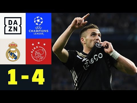 Dusan Tadic glänzt bei Sensation im Bernabeu: Real Madrid - Ajax Amsterdam 1:4 | Champions League