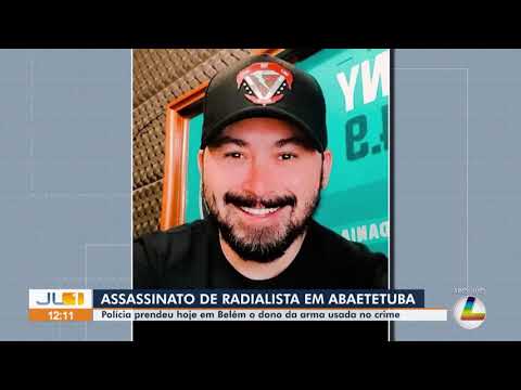Preso suspeito de planejar morte de radialista em Abaetetuba.