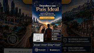 Você já descobriu qual é o seu país ideal? Quiz Gratuito!