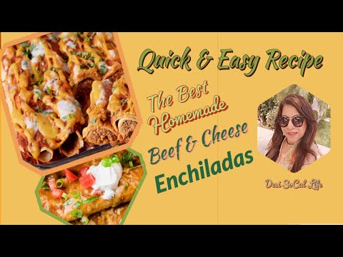 How to make Beef, Cheese or Chicken Enchilada | Easy...