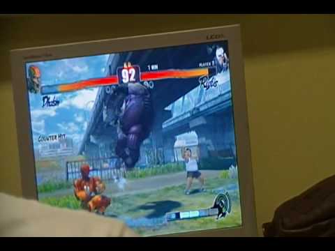 Street Fighter 4 Jollibee Tournament 9/26/09 part 14 Filipinochamp (DH) vs Ricky Ortiz (RU)