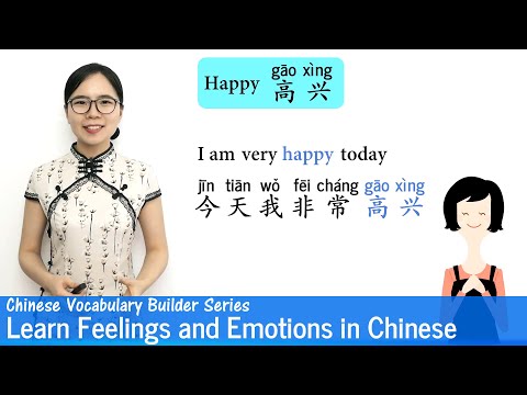 Learn Feelings & Emotions in Chinese | Vocab Lesson 18 | Chinese Vocabulary Series
