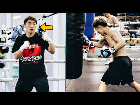 Naoya Inoue training for Luis Nery. TRAINING CAMP| HIGHLIGHTS HD BOXING (2024)