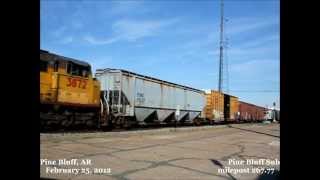 preview picture of video 'CN C44-9W in Pine Bluff, AR'