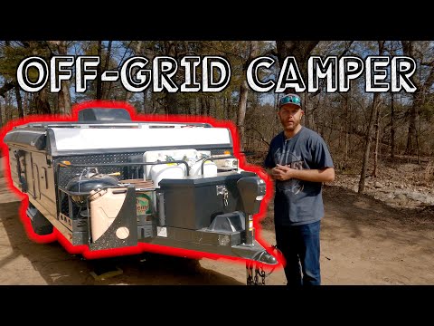 POP UP CAMPER MODS YOU MUST SEE!! Solar & Lithium - Rockwood 2280bhesp