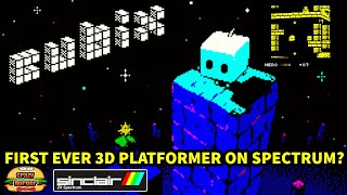 Cubix - The First 3D Platformer On ZX Spectrum? Part Of YRGB 2025 Retro Game Competition!