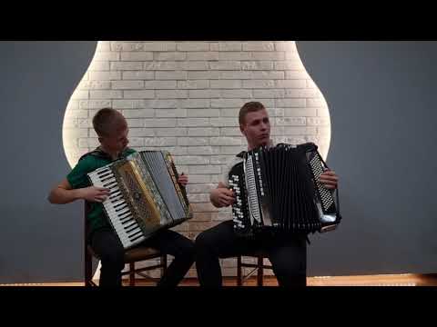 Chłopiec sportowiec (Kie jo se był mały)- na dwa akordeony z Arturem [Duet akordeonowy] 🪗🪗