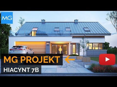 Projekt domu Hiacynt 7B MG Projekt - 180,37 m²`