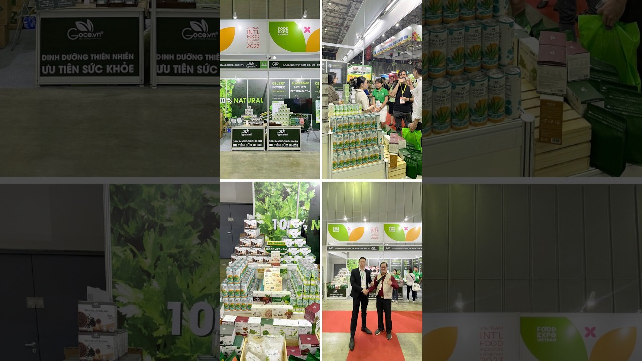 Food Expo Việt Nam 2023 - Goce Việt Nam tham dự triển lãm Quốc tế lớn nhất ngành công nghiệp thực phẩm 2023 